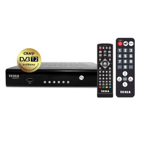 TESLA SENIOR T2 - DVB-T2 set-top box