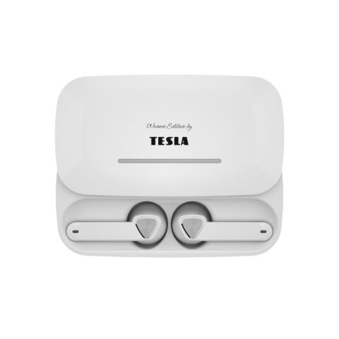 TESLA Sound EB20 - bezdrátová Bluetooth sluchátka (Luxury White), zánovní