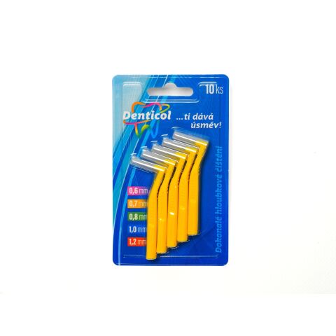 Denticol Z01 vel. 0,7 mm - mezizubní kartáček zahnutý, 10ks