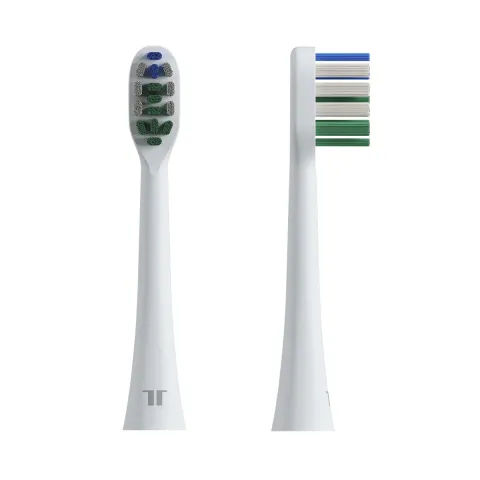 TESLA Toothbrush TS400 Brush Heads White - 4x náhradní hlavice pro sonický zubní kartáček