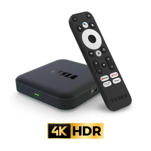 TESLA MediaBox XG600 Google TV UHD multimediální přehrávač