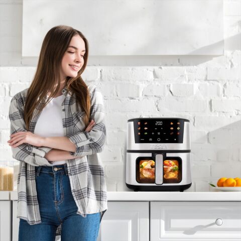 TESLA AirCook Q60 XXL Pro – multifunkční horkovzdušná fritéza