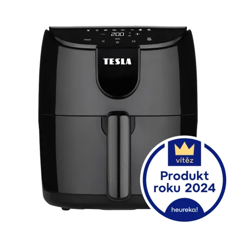 TESLA AirCook Q40 - multifunkční digitální horkovzdušná fritéza (černá barva)