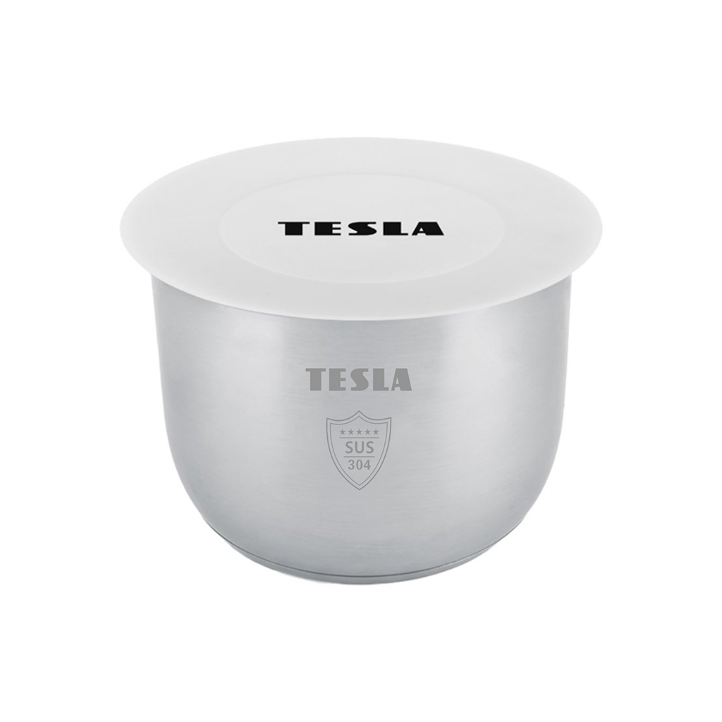 Levně TESLA EliteCook K70/K70 WiFi/K70 WiFi Duo - originální vnitřní hrnec z nerezové oceli + silikonové víko