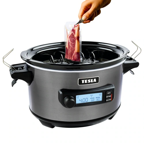 Sous vide příprava ve vodní lázni se stojánkem na sáčky