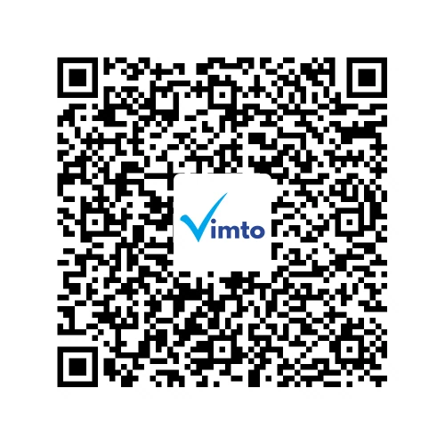 Stáhněte si aplikaci Vimto a poté naskenujte tento QR kód, tím si přidáte své zařízení do aplikace.