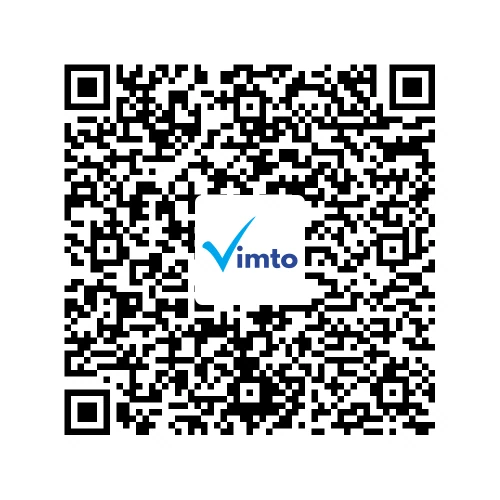 Stáhněte si aplikaci Vimto a poté naskenujte tento QR kód, tím si přidáte své zařízení do aplikace.