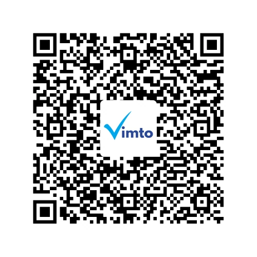 Stáhněte si aplikaci Vimto a poté naskenujte tento QR kód, tím si přidáte své zařízení do aplikace.