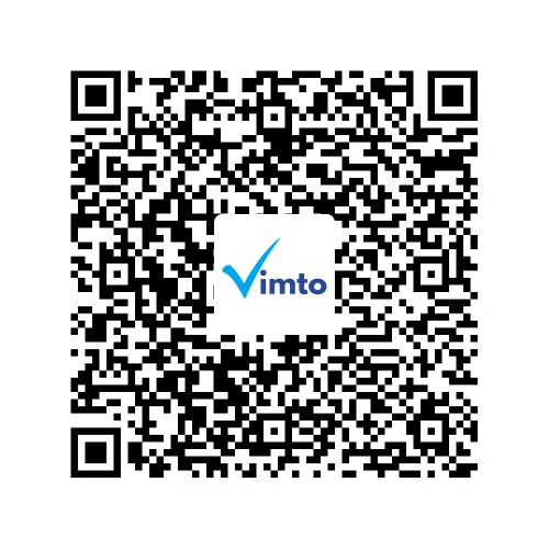 Stáhněte si aplikaci Vimto a poté naskenujte tento QR kód, tím si přidáte své zařízení do aplikace.