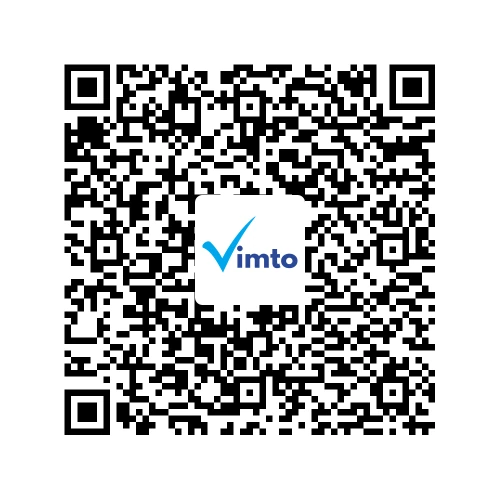 Stáhněte si aplikaci Vimto a poté naskenujte tento QR kód, tím si přidáte své zařízení do aplikace.