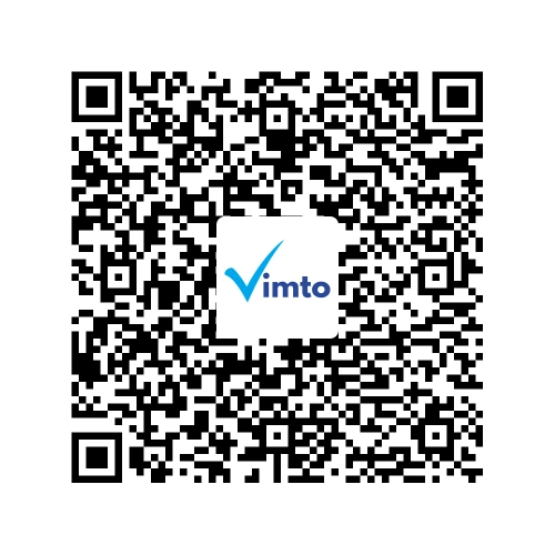 Stáhněte si aplikaci Vimto a poté naskenujte tento QR kód, tím si přidáte své zařízení do aplikace.