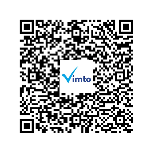 Stáhněte si aplikaci Vimto a poté naskenujte tento QR kód, tím si přidáte své zařízení do aplikace.