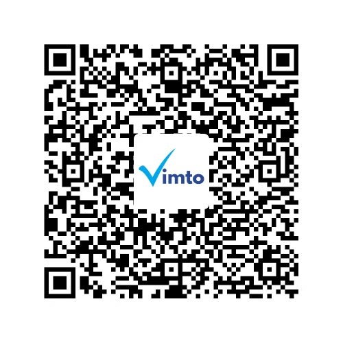 Stáhněte si aplikaci Vimto a poté naskenujte tento QR kód, tím si přidáte své zařízení do aplikace.