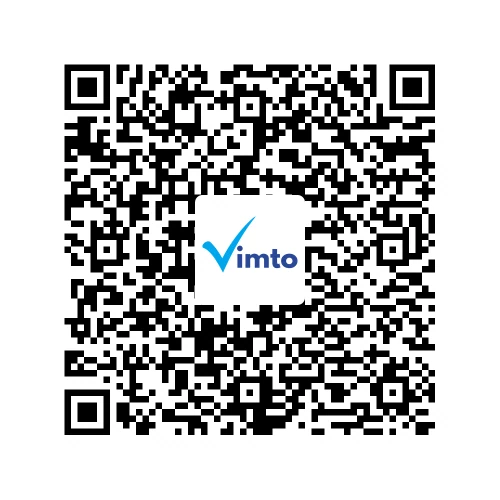 Stáhněte si aplikaci Vimto a poté naskenujte tento QR kód, tím si přidáte své zařízení do aplikace.