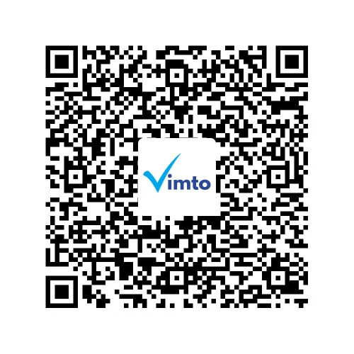 Stáhněte si aplikaci Vimto a poté naskenujte tento QR kód, tím si přidáte své zařízení do aplikace.