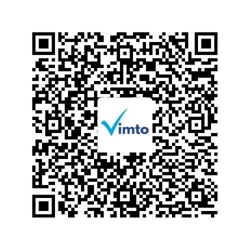 Stáhněte si aplikaci Vimto a poté naskenujte tento QR kód, tím si přidáte své zařízení do aplikace.