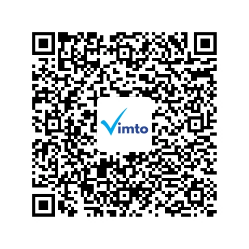 Stáhněte si aplikaci Vimto a poté naskenujte tento QR kód, tím si přidáte své zařízení do aplikace.