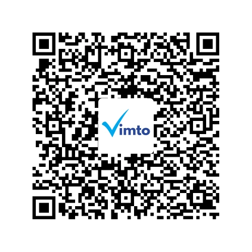 Stáhněte si aplikaci Vimto a poté naskenujte tento QR kód, tím si přidáte své zařízení do aplikace.