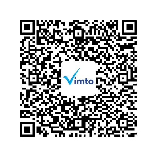 Stáhněte si aplikaci Vimto a poté naskenujte tento QR kód, tím si přidáte své zařízení do aplikace.