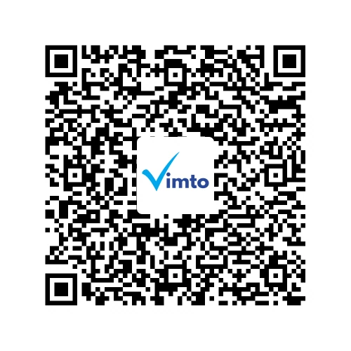 Stáhněte si aplikaci Vimto a poté naskenujte tento QR kód, tím si přidáte své zařízení do aplikace.