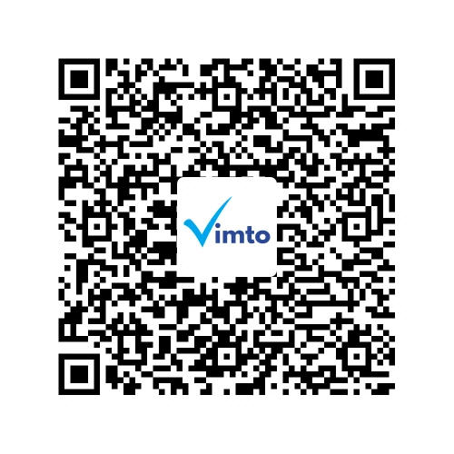 Stáhněte si aplikaci Vimto a poté naskenujte tento QR kód, tím si přidáte své zařízení do aplikace.