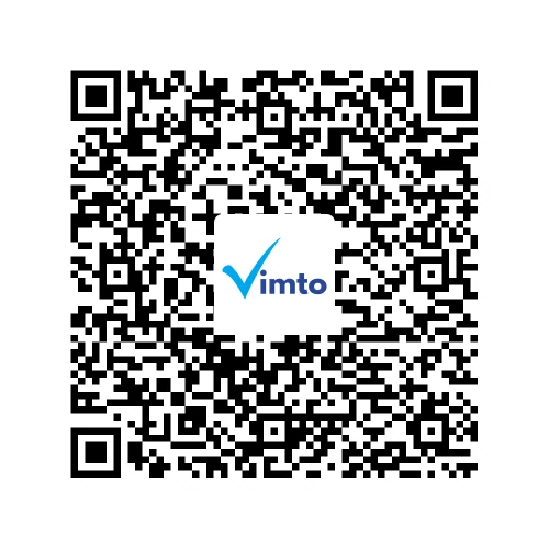 Stáhněte si aplikaci Vimto a poté naskenujte tento QR kód, tím si přidáte své zařízení do aplikace.