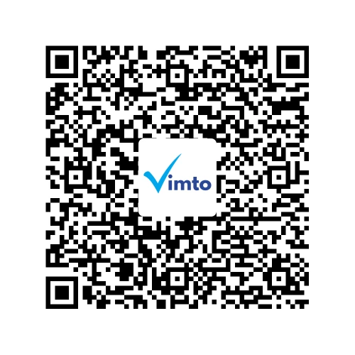 Stáhněte si aplikaci Vimto a poté naskenujte tento QR kód, tím si přidáte své zařízení do aplikace.