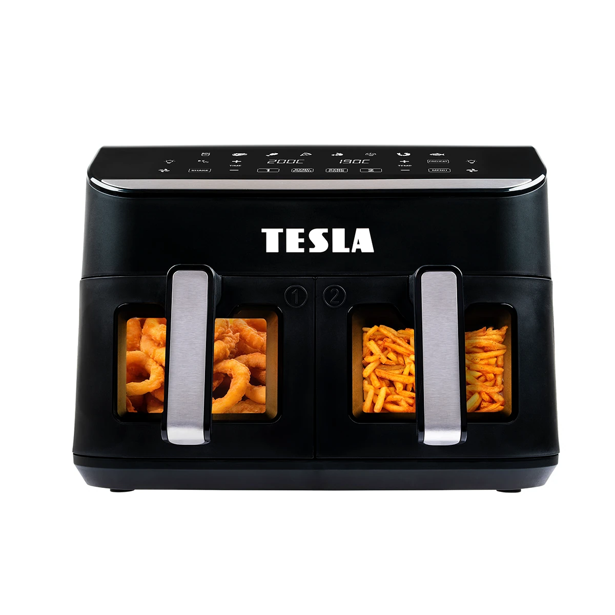 TESLA AirCook DualZone Q460 XXL - duální horkovzdušná fritéza