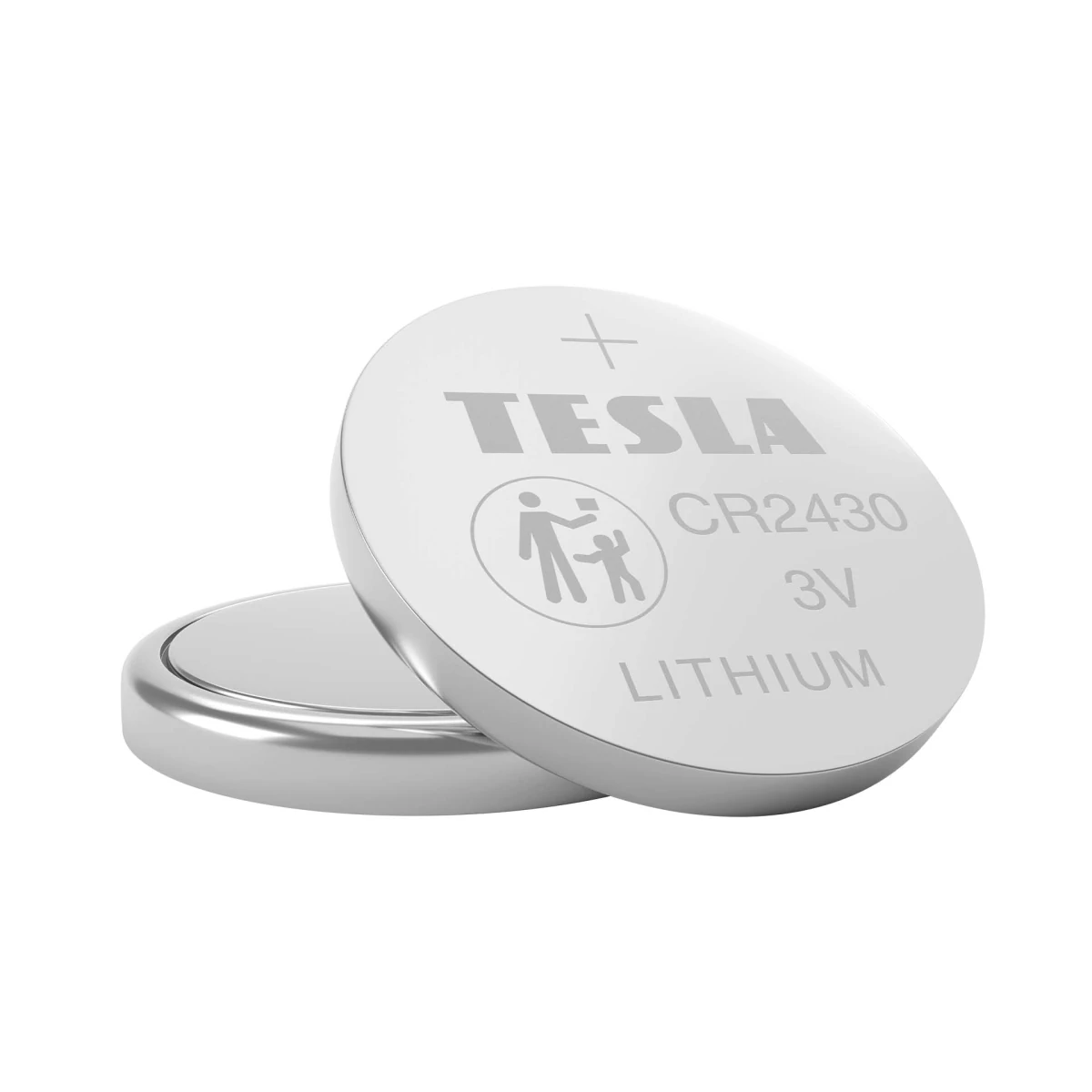 Levně TESLA CR2430 - lithiová knoflíková baterie 3V, 5ks
