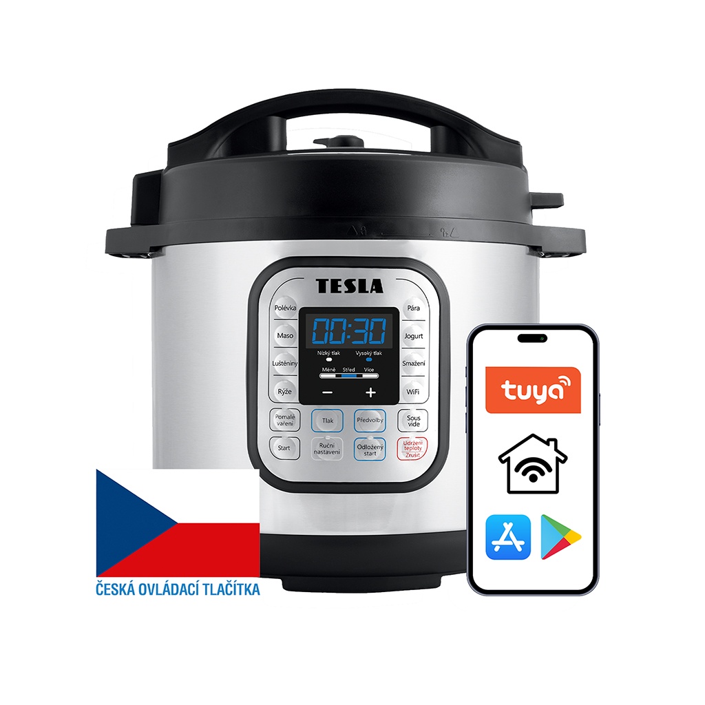 TESLA EliteCook K70 WiFi - multifunkční elektrický tlakový hrnec