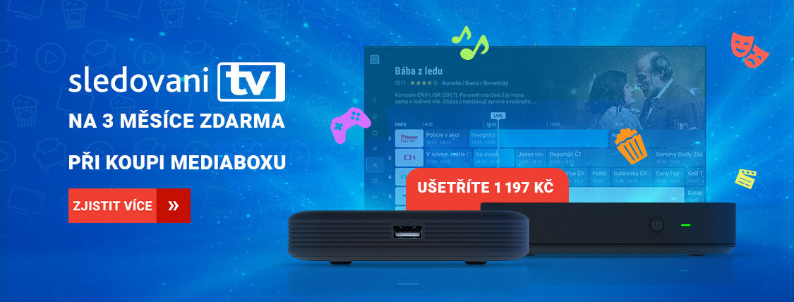 3 měsíce SledovaniTV zdarma k TESLA MediaBoxu 🎁
