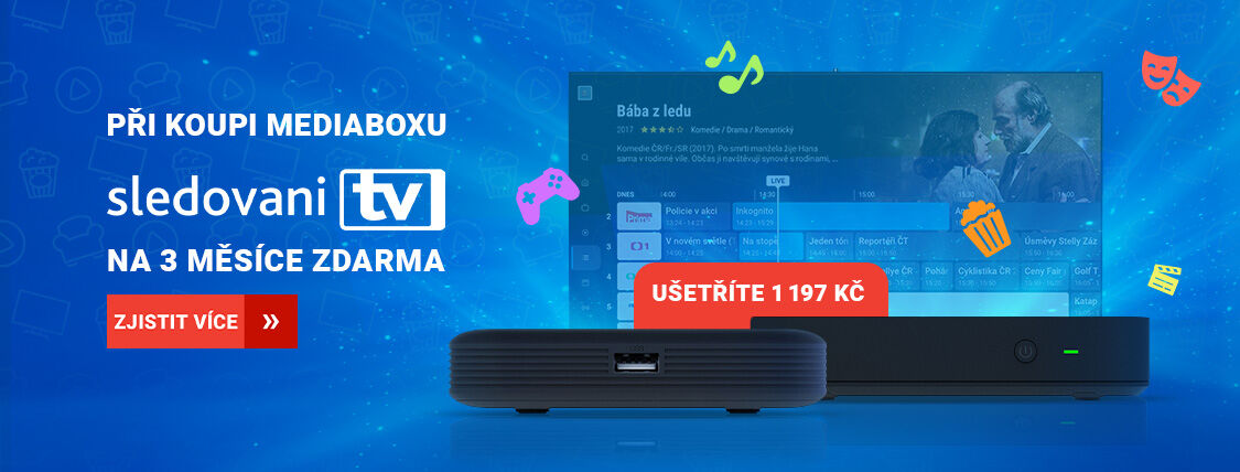 3 měsíce SledovaniTV zdarma k TESLA MediaBoxu 🎁