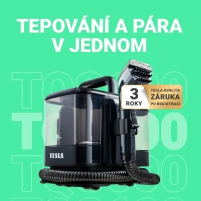 Vysavač s párou, který vyčistí celý byt bez chemie: TESLA PowerWash & Steam Station TQS600