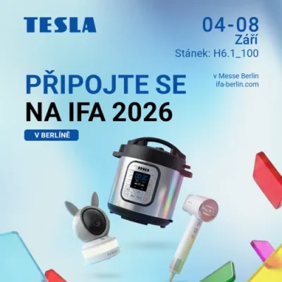 TESLA Electronics míří na IFA Berlin 2026 🚗