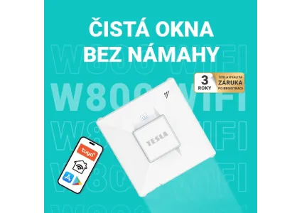 Chytrý pomocník TESLA pro čistá okna bez námahy