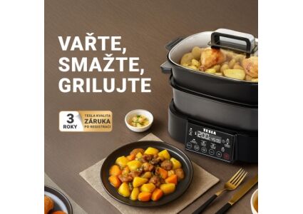 Připravujte pokrmy jako šéfkuchař s multifunkčním hrncem TESLA MultiCook M90 Grill