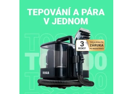 Vysavač s párou, který vyčistí celý byt bez chemie: TESLA PowerWash & Steam Station TQS600