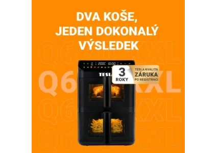 Duální fritéza, která připraví celý oběd najednou a přitom zabere minimum místa