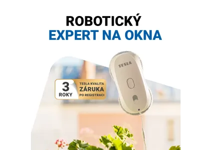 Konec dřiny s okny – robotický čistič TESLA RoboStar W400 Pro to zvládne za vás