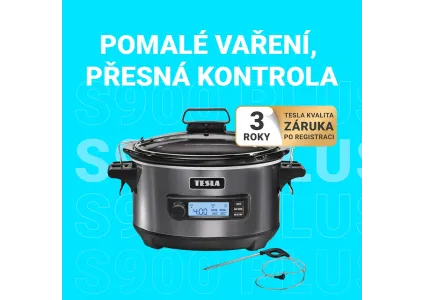 Pomalé vaření i sous vide v jednom: přesná teplota díky integrované sondě