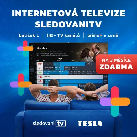 3 měsíce SledovaniTV zdarma k TESLA MediaBoxu 🎁