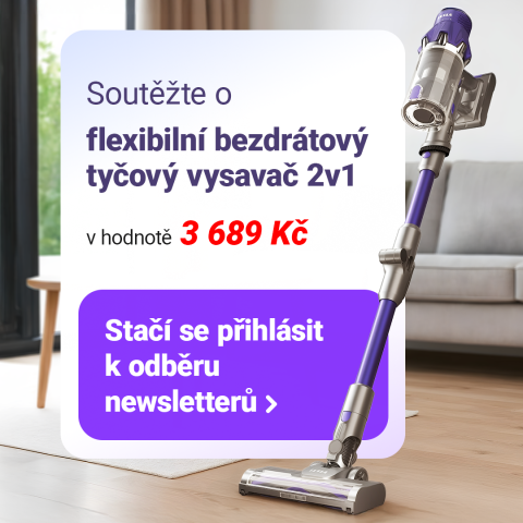 🎉 Soutěž o flexibilní bezdrátový vysavač 2v1 TESLA PureStar E50 PowerDock v hodnotě 3 689 Kč