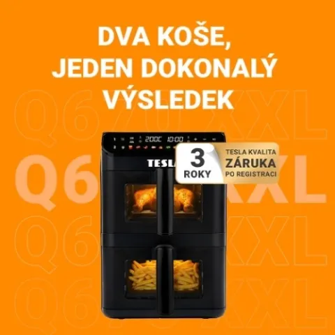 Duální fritéza, která připraví celý oběd najednou a přitom zabere minimum místa