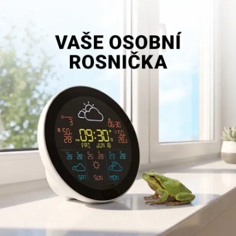 Chytrá meteostanice, která ví, co se děje venku i uvnitř – TESLA Device MS360se