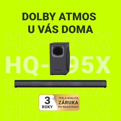 Když se obývák promění v kino – 2.1 soundbar TESLA PrimeSound HQ-995X Dolby Atmos