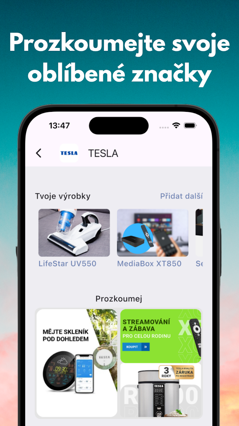 Vimto – chytrá AI aplikace pro podporu produktů TESLA