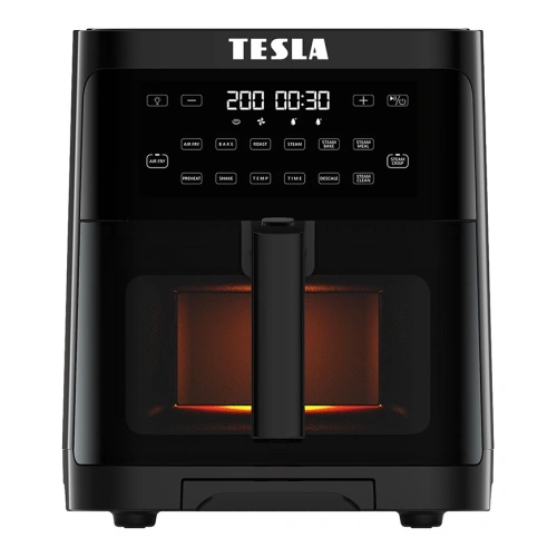 TESLA AirCook & Steam QS550 XL - multifunkční parní a horkovzdušná fritéza