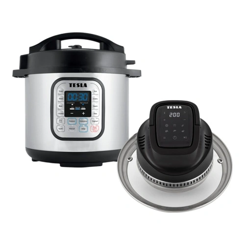 TESLA EliteCook K70 Premium - multifunkční elektrický tlakový hrnec s poklicí pro horkovzdušný ohřev